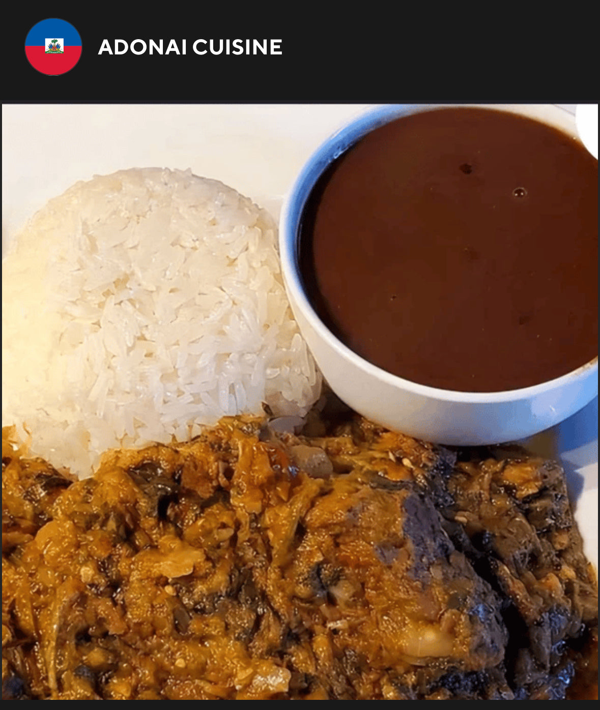 Haitian black bean sauce